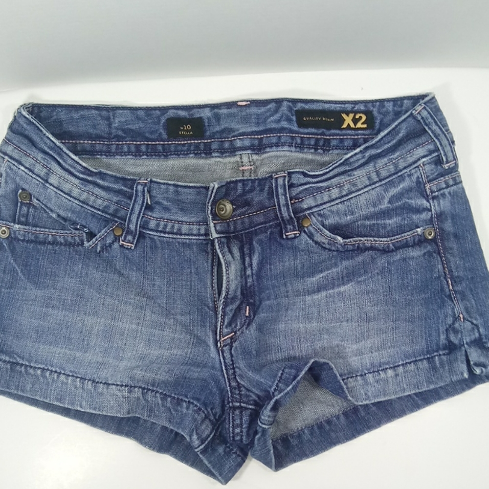 w Dr10 STELLA X2 blue denim short